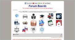 Desktop Screenshot of forum-boards.com