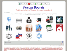 Tablet Screenshot of forum-boards.com